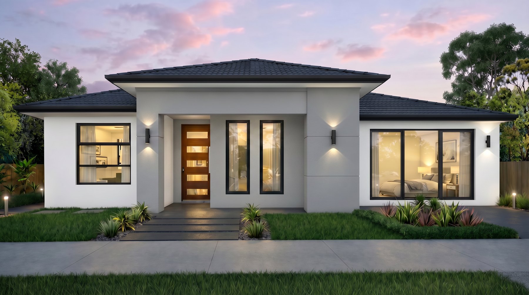Baden Grey sample facade